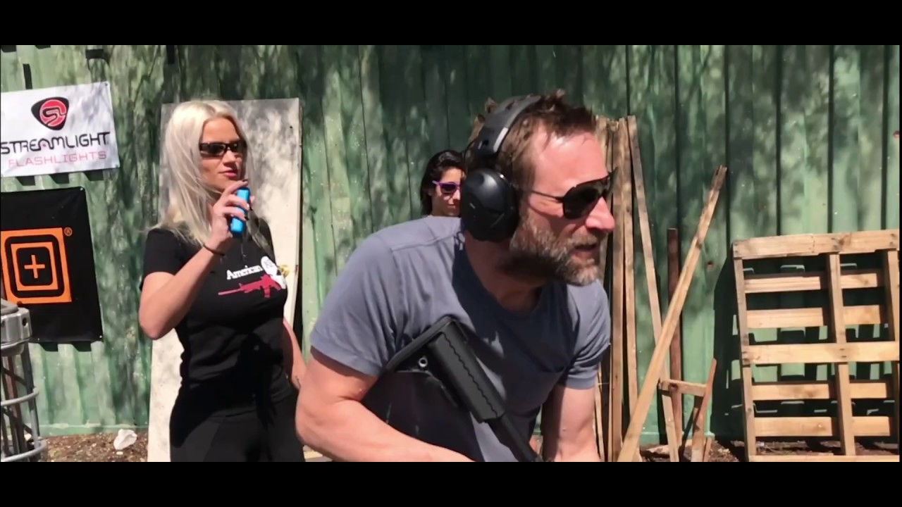 Training Aaron Eckhart for Line of Duty