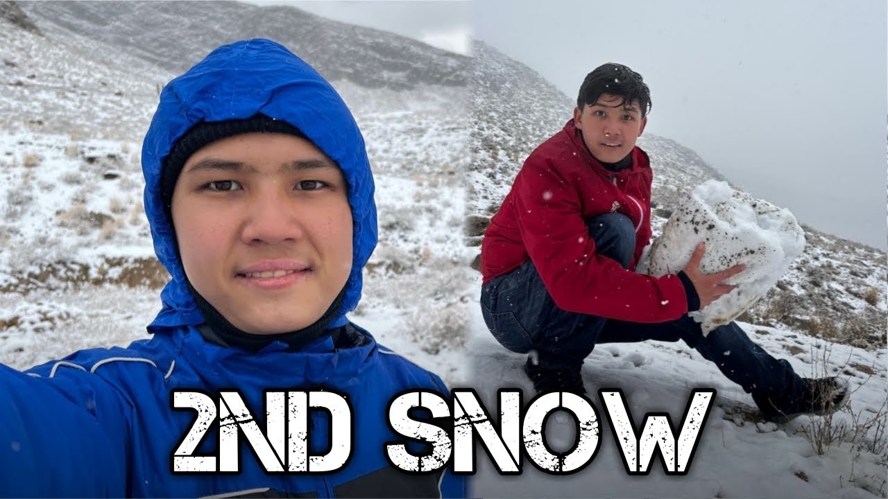 2nd snowfall of 2026 in quetta pakistan / enjoying the snow / Hasnain hazara 
