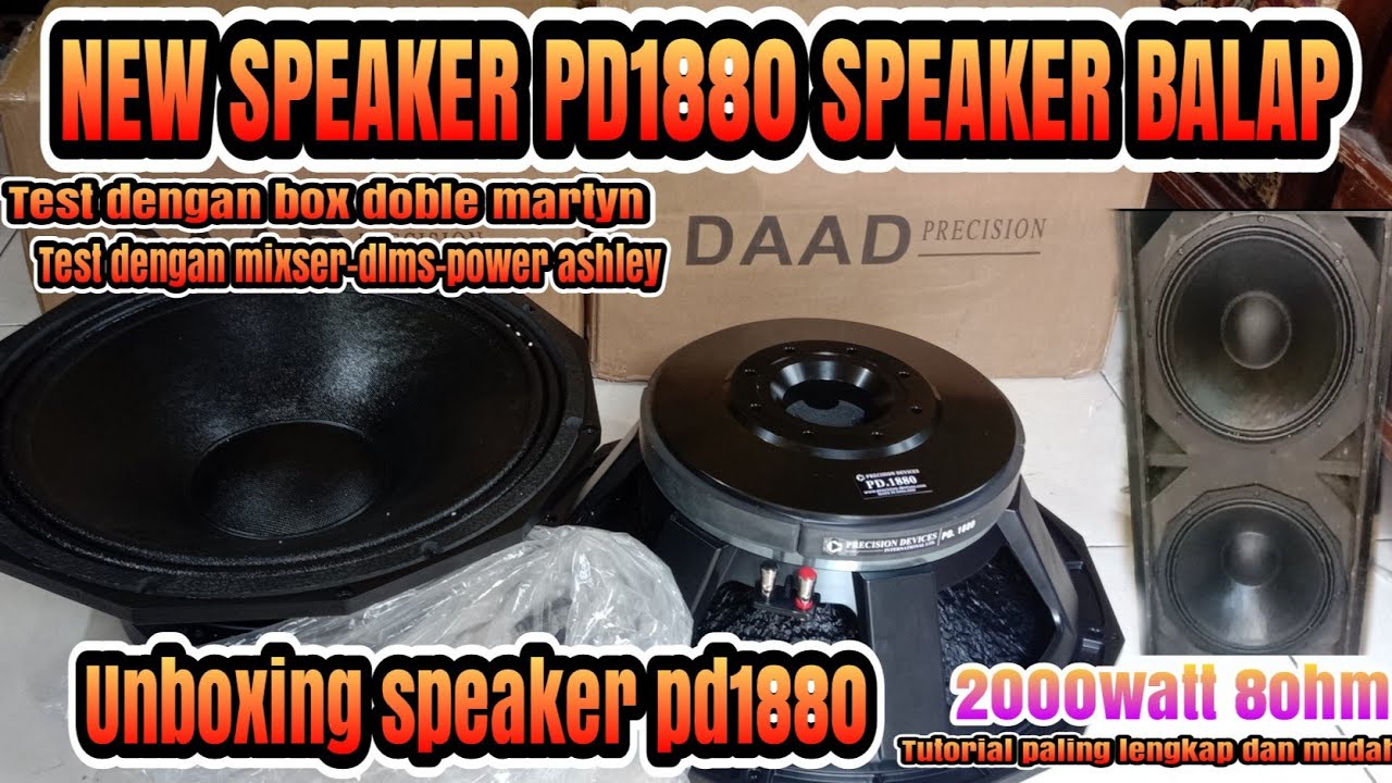 SPEAKER PD1880 / PD 1880 🔴BY DAAD‼️