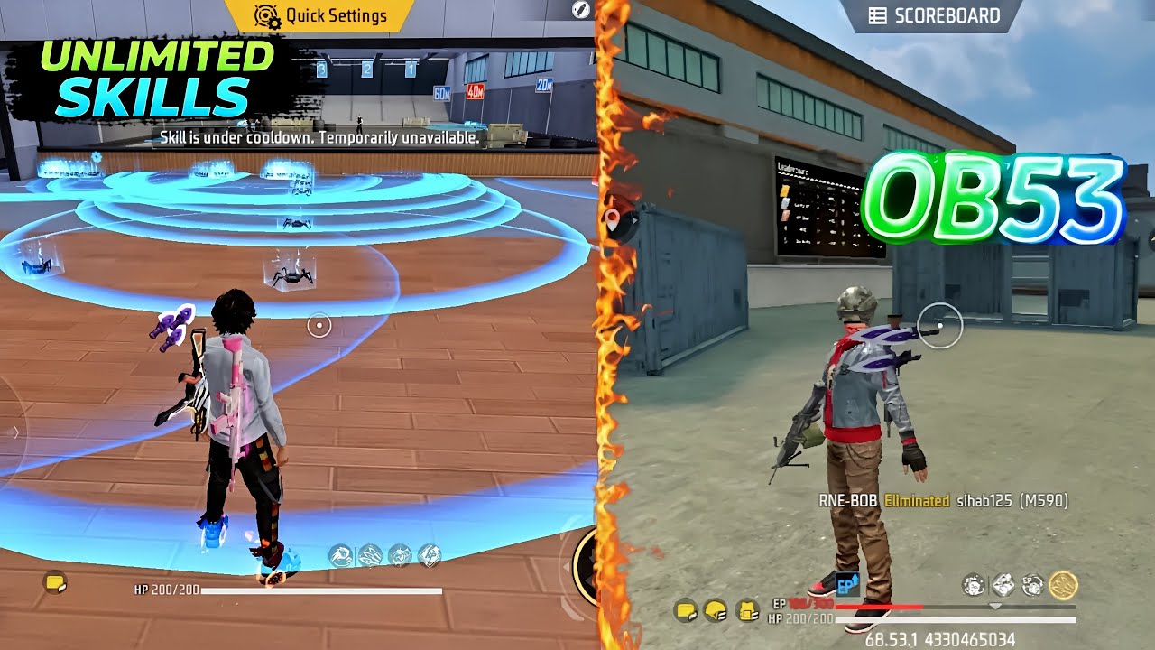 2 NEW OB53 TRAINING GROUND TRICKS IN FREE FIRE 🔥|| FF NEW UPDATES TRICKS AND TIPS || 2 NEW TRICK