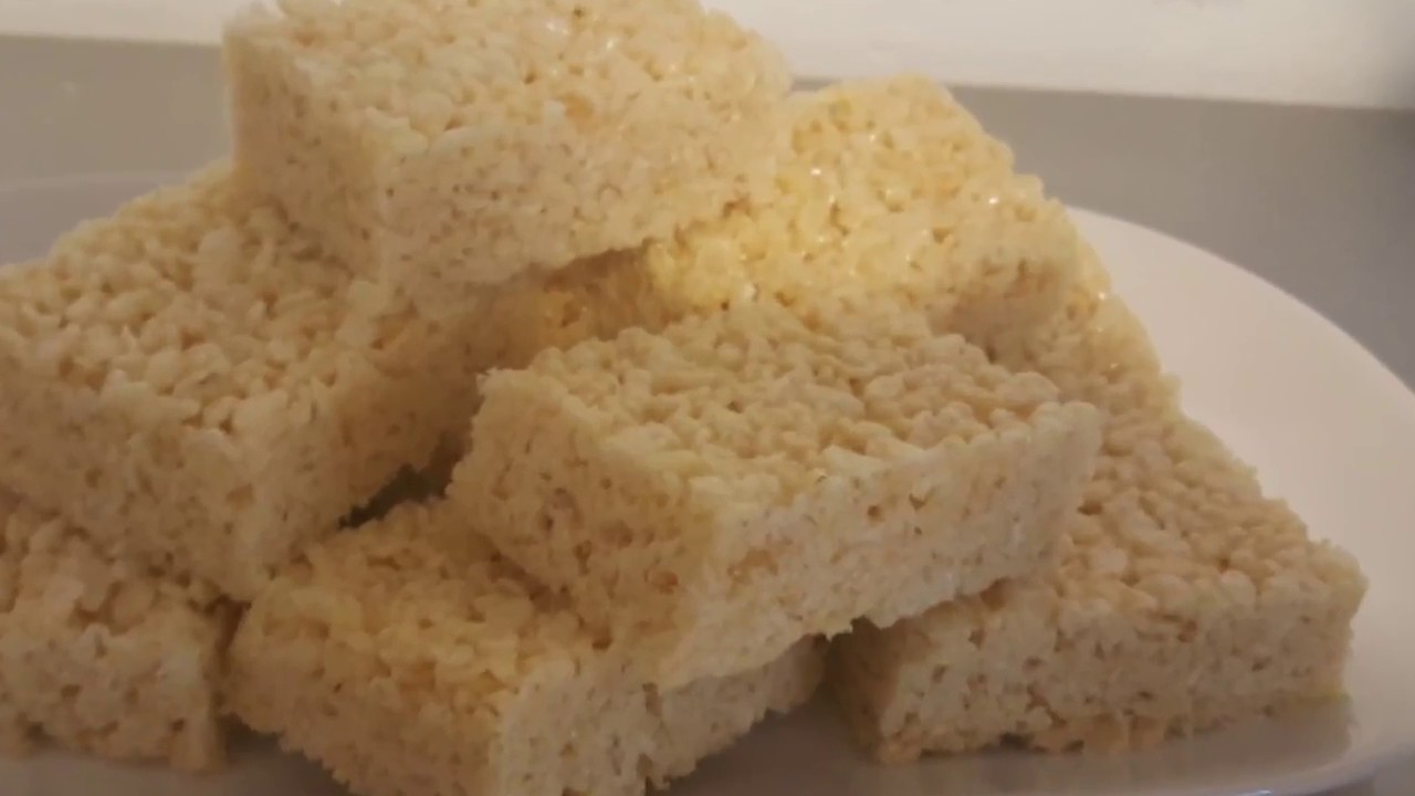 Barras de rice crispy ( arroz inflado)