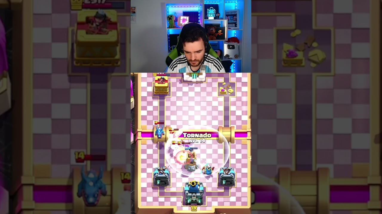 Como defender un Golem con el mazo de Arquero M&aacute;gico #clashroyale