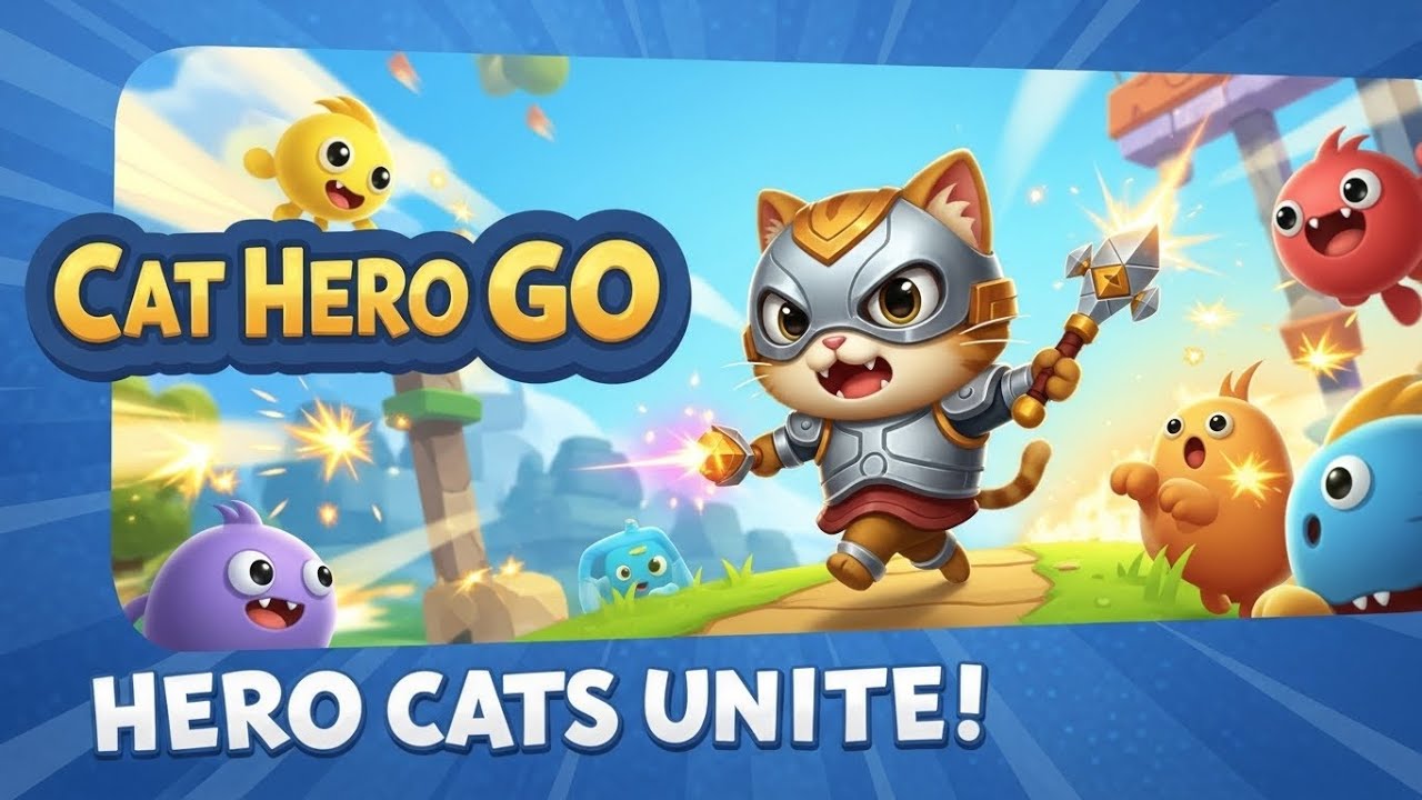 😺 Cat Hero GO – Cute Battles and Hero Cats!