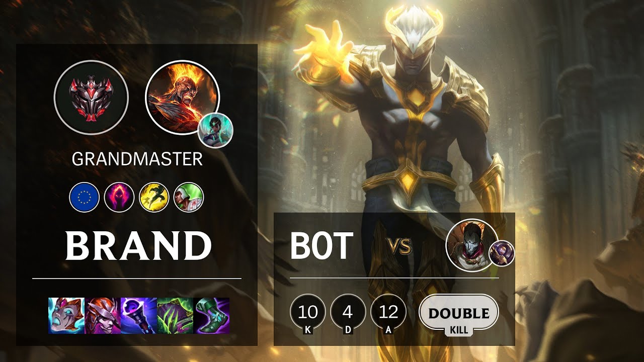 Brand Bot vs Jhin - EUW Grandmaster Patch 11.2