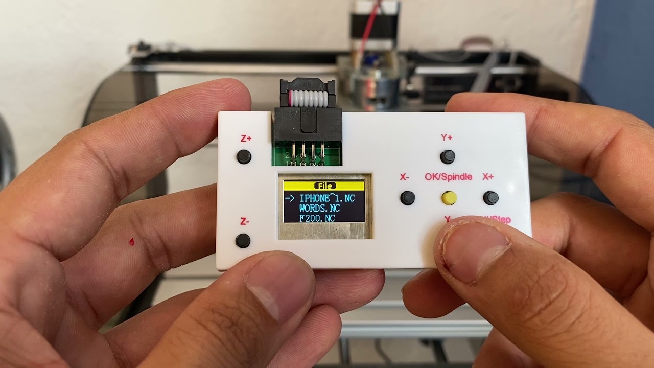 Operación básica  control OffLine de router 3018 PRO | GRBL