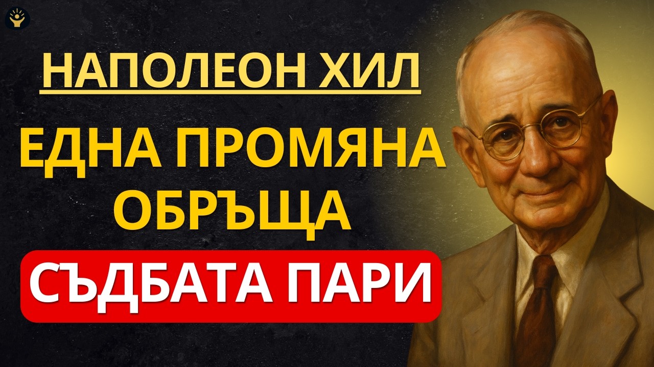 Тази една промяна в ежедневието ти може да обърне финансовата ти съдба | Наполеон Хил