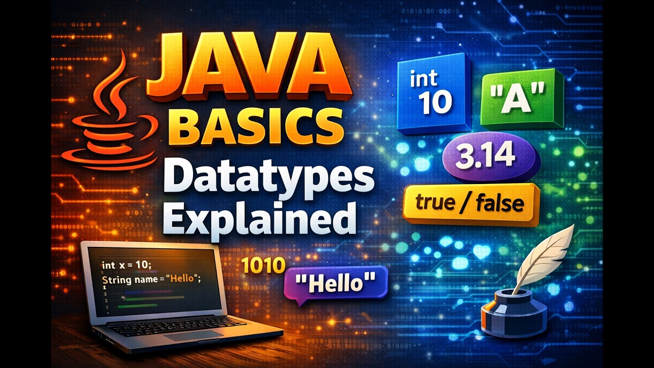 1.Basic of Java and Datatypes
