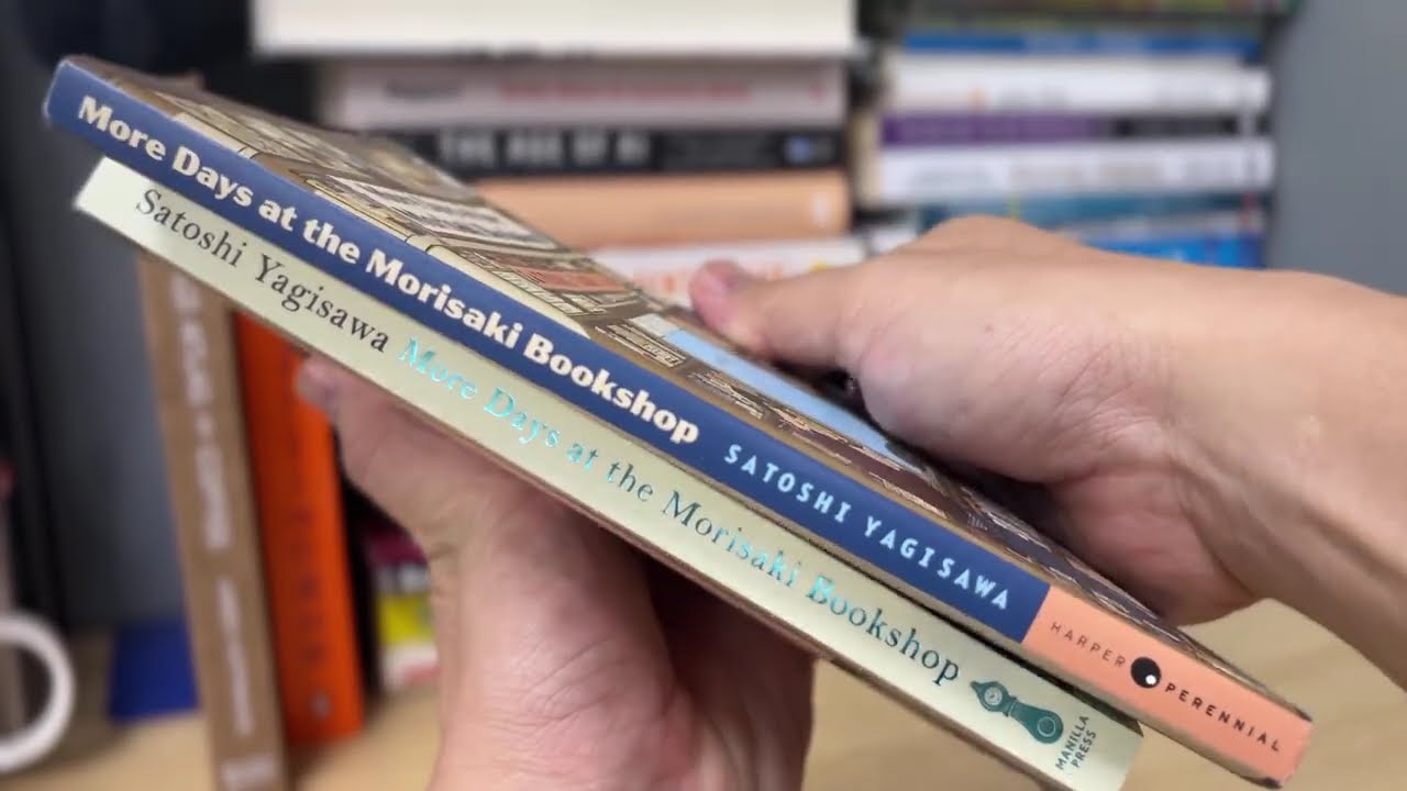 unboxing book review | U.K Versus U.S Version More Days at the Morisaki Bookshop