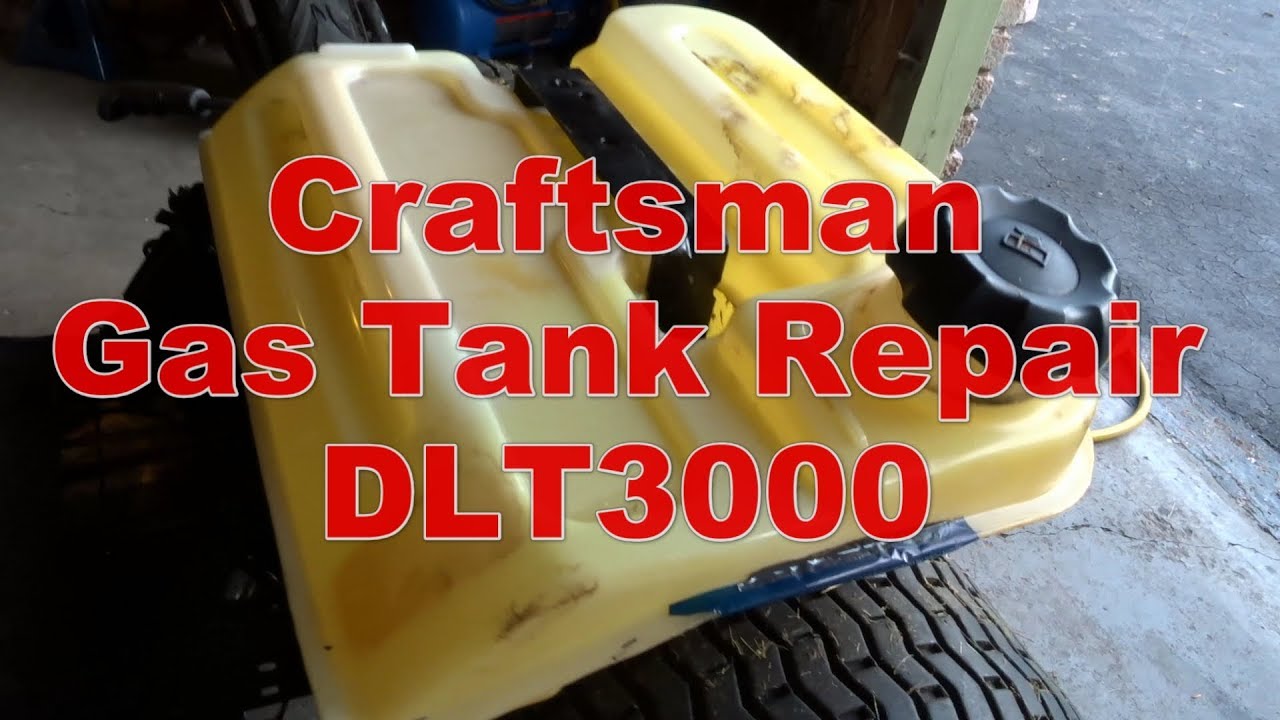 Craftsman DLT 3000 Gas Tank Repair Complete Procedure