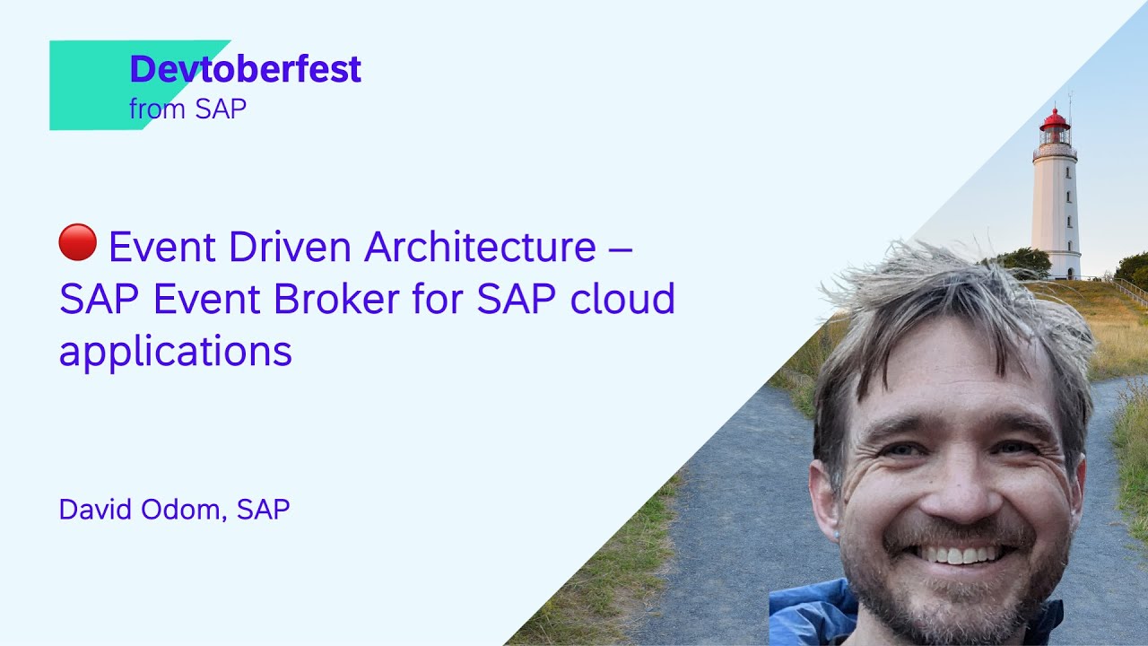 🔴 Event Driven Architecture – SAP Event Broker for SAP cloud applications