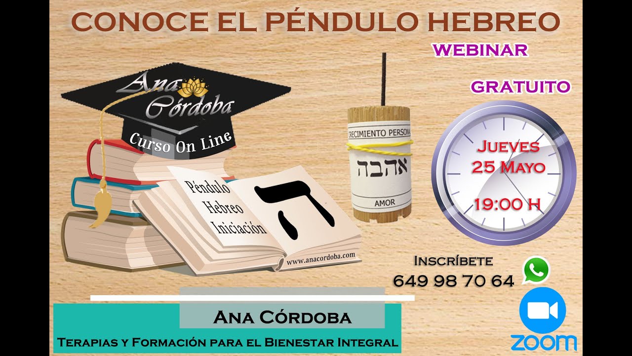CONOCE EL P&Eacute;NDULO HEBREO - AS&Iacute; FUNCIONA