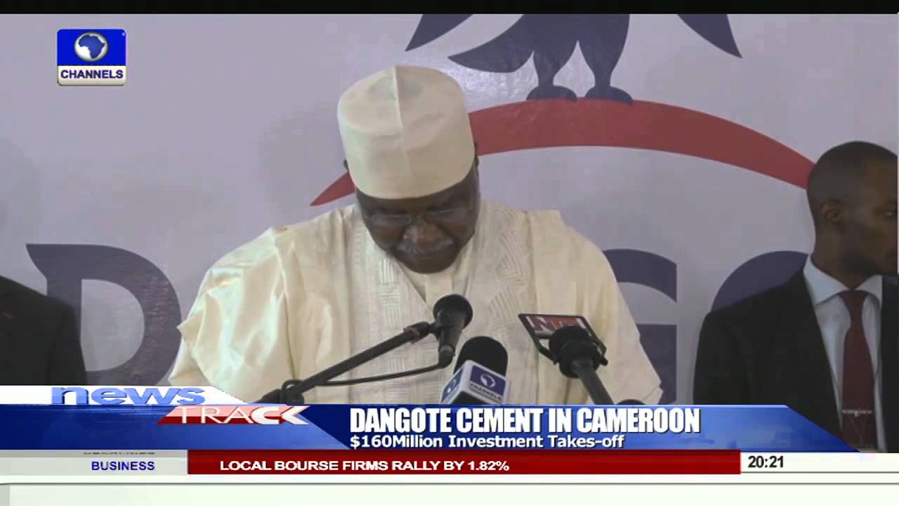 Dangote's $160 million Cement Factory In Cameroon Commences 01/09/15