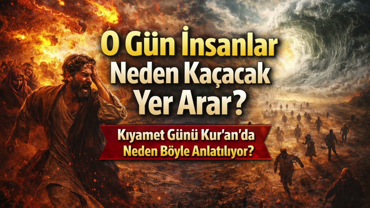 O Gün İnsanlar Neden Kaçacak Yer Arar? | Kıyamet Günü Kur’an’da Neden Böyle Anlatılıyor?