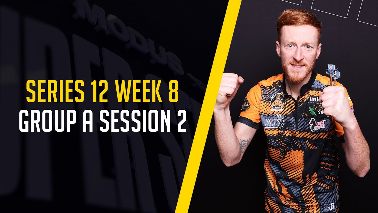MOVING DAY MADNESS!?!😱🏆 | Live Darts | Series 12 Week 8 | Group A Session 2