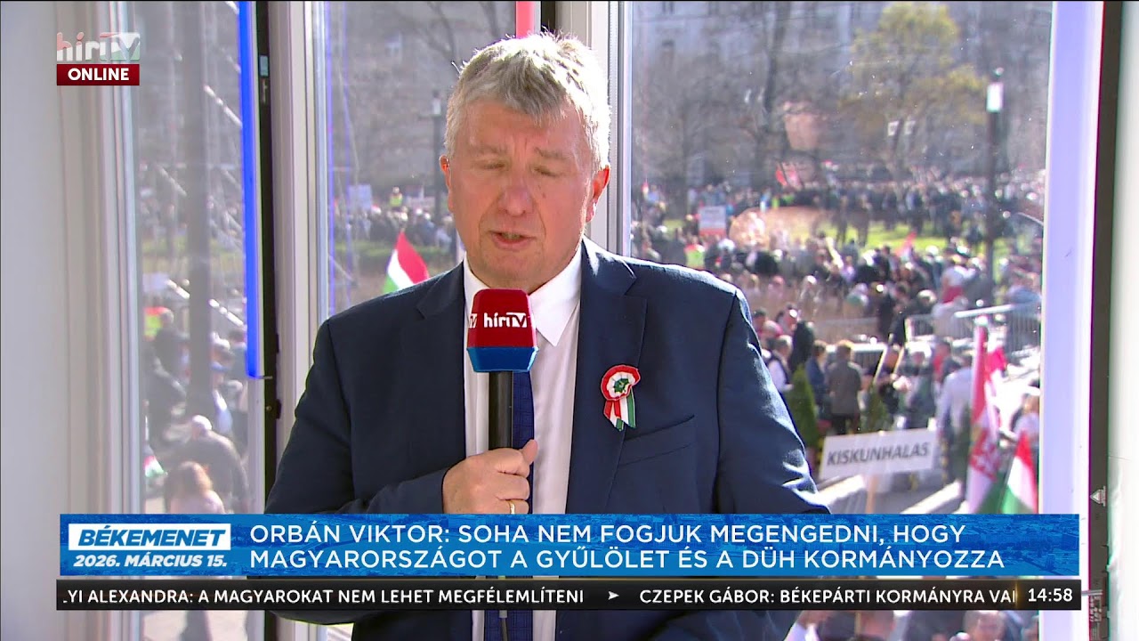 Békemenet - A hazádnak szüksége van rád! - élő közvetítés - HírTV