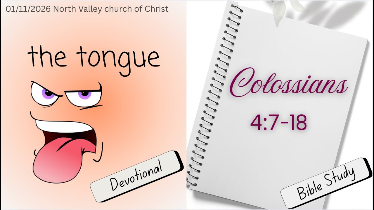 01/11/2026 North Valley church of Christ, Sunday evening services