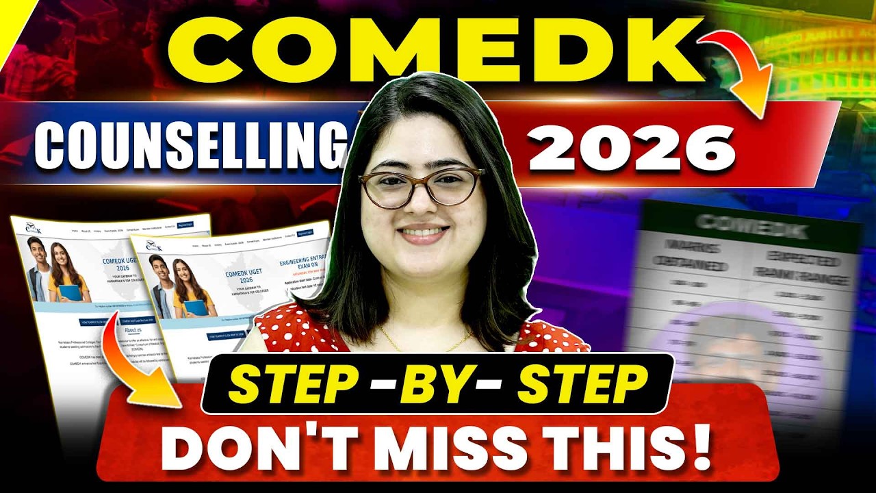 🚨 COMEDK Counselling 2026 Explained | Complete Step-by-Step Guide #comedk2026 #counselling