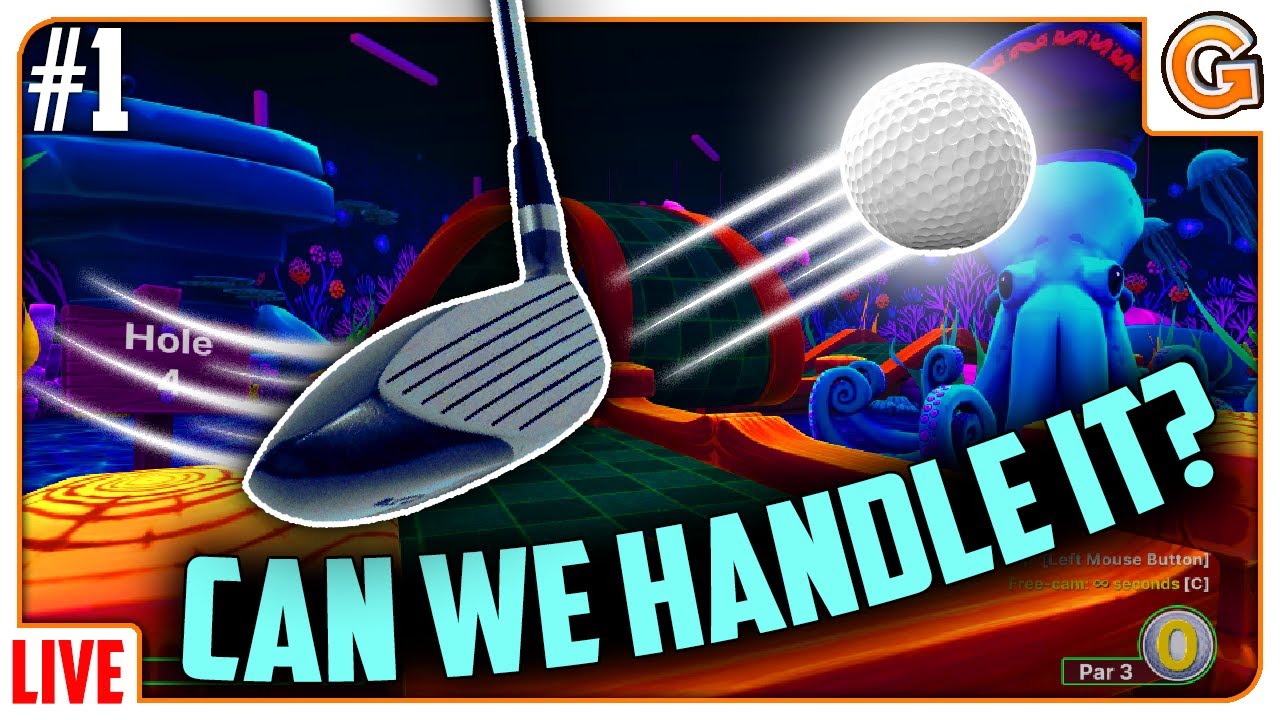 Will we defeat the courses or will they defeat us? - Golf With Friends #1