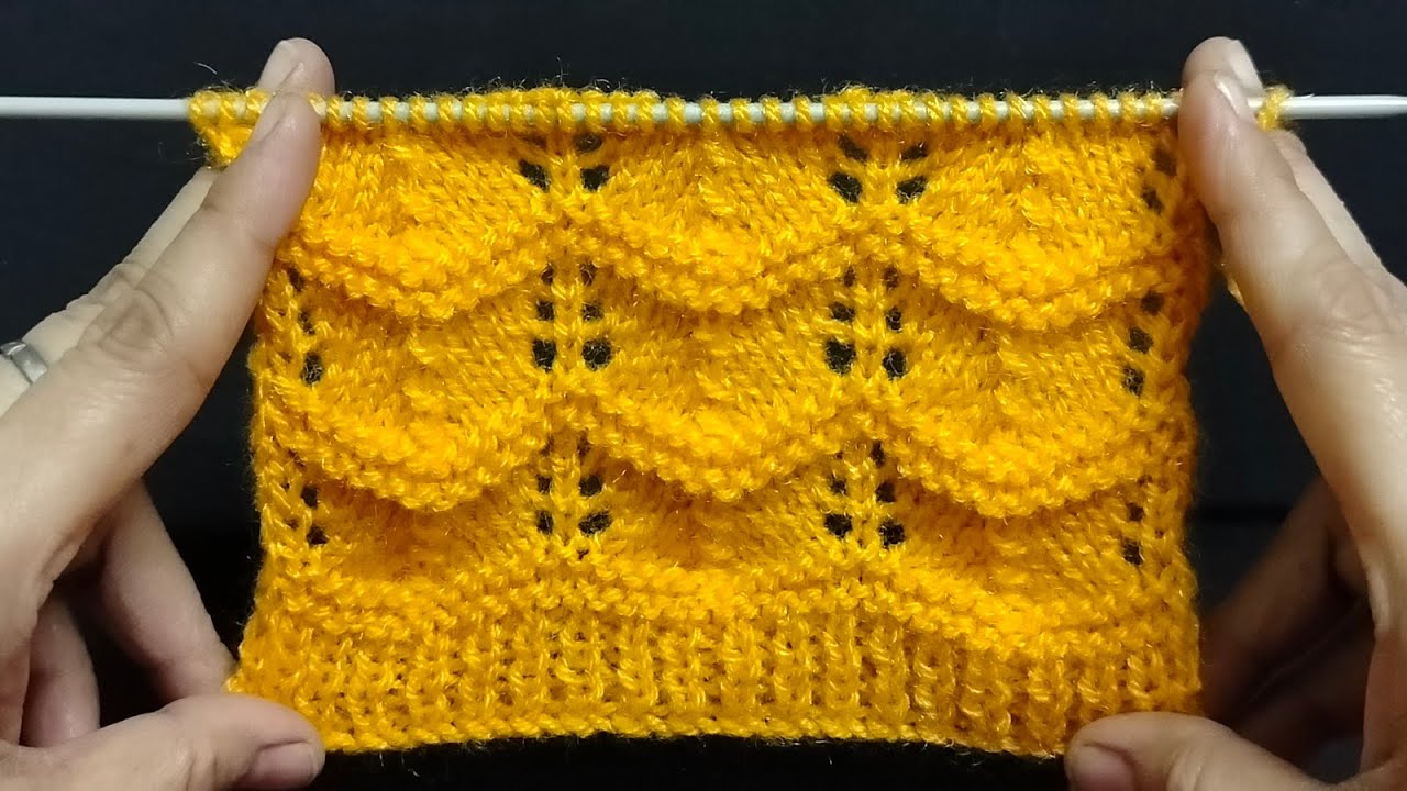 Knitting pattern for ladies jacket - sweater / cardigan / baby frock design 🧶😍