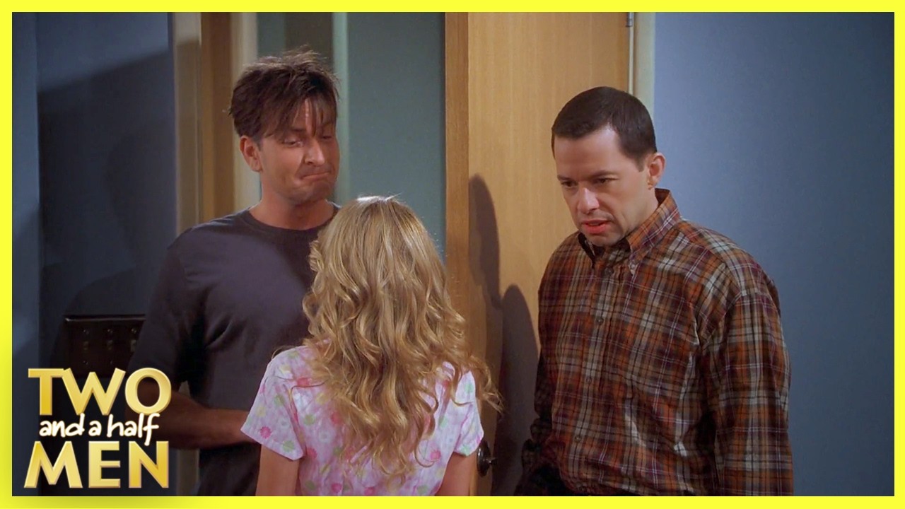 Charlie Meets Alan’s Attractive Receptionist | Two and a Half Men