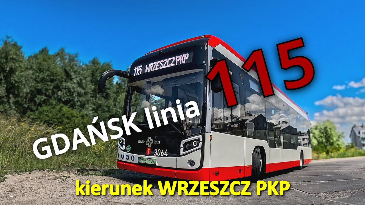 GDAŃSK linia 115 kierunek WRZESZCZ PKP