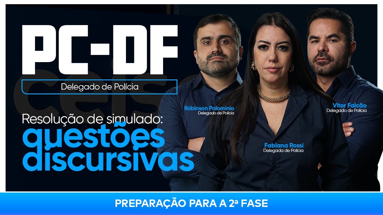Concurso PC-DF Delta | Resolvendo Quest&otilde;es Discursivas | Ceisc Concursos