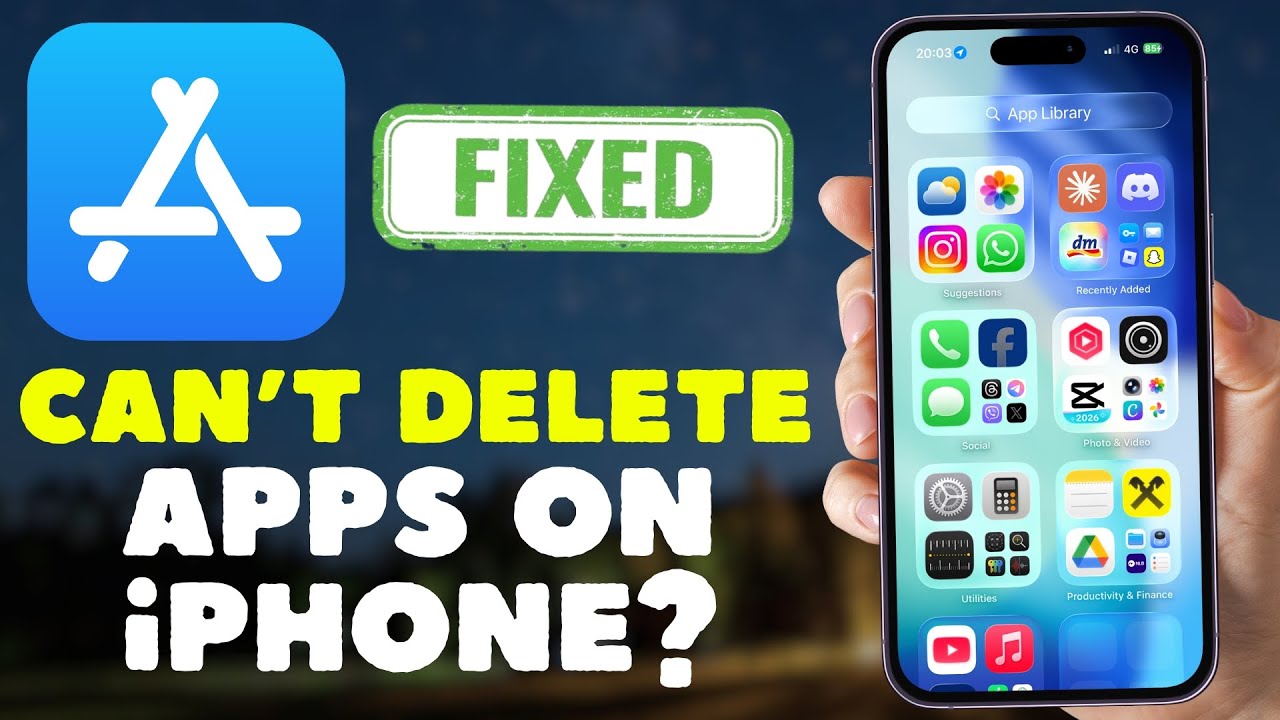 Исправлена ​​ошибка, из-за которой невозможно удалить приложения на iPhone (2026)