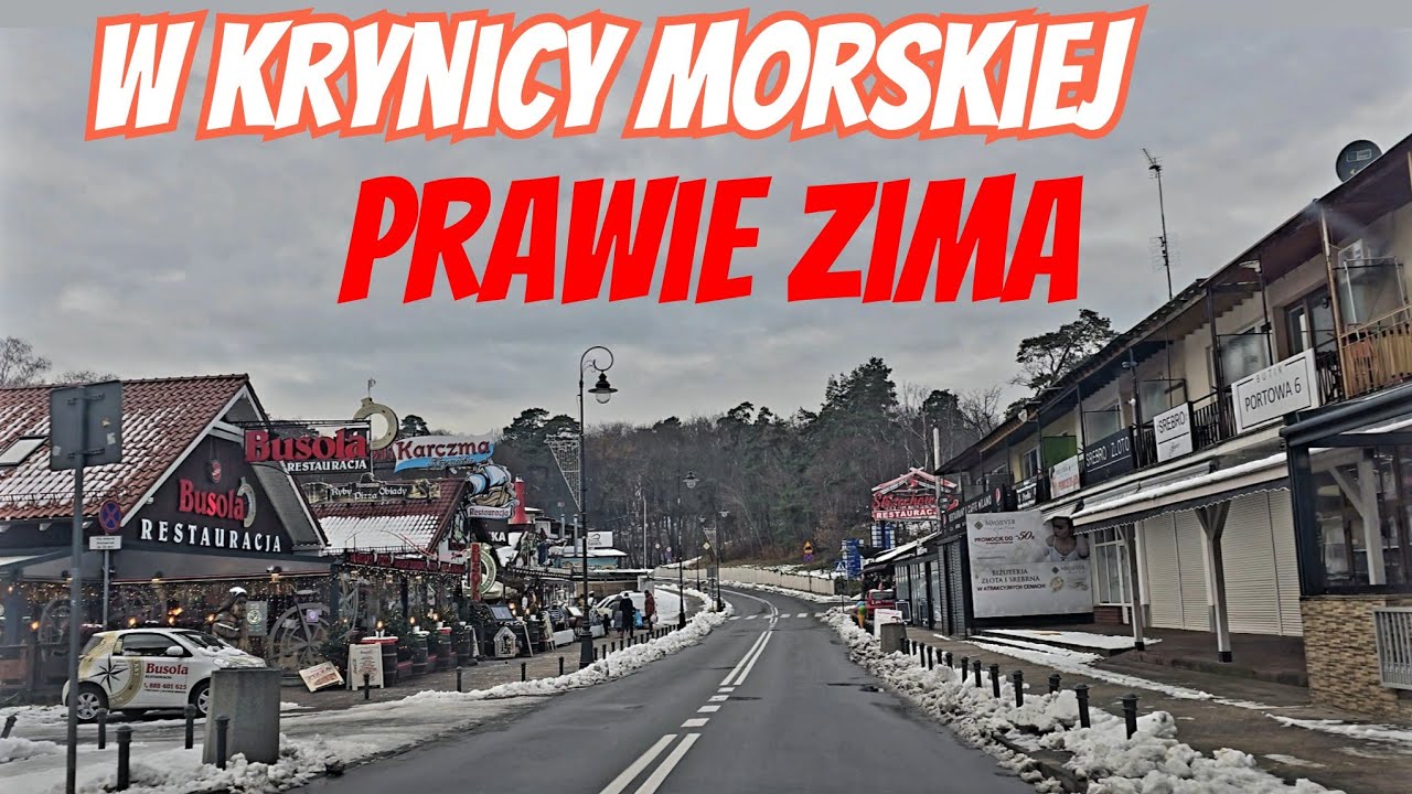 W KRYNICY MORSKIEJ PRAWIE ZIMA ❄️❄️❄️  - 28.11.2025