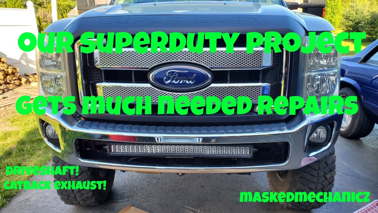 V10 Superduty Gets A MBRP Exhaust and Driveshaft Installed!