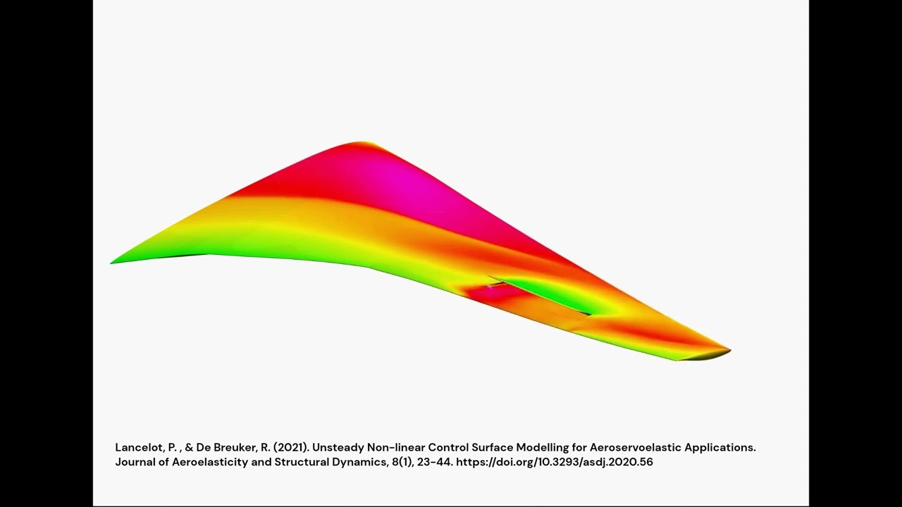 Dynamic high-fidelity (CFD/CSM) aeroelastic aircraft wing simulation with a moving spoiler