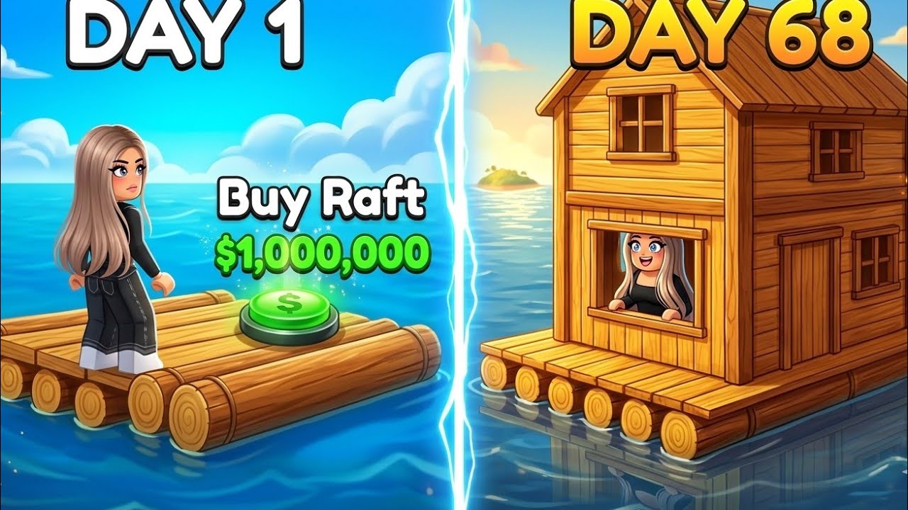 Denizin Ortasında Villa Yapmak😱 🏠(Roblox Sal Tycoon)