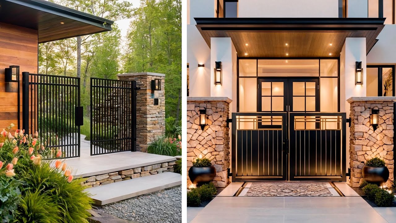 80 Ideas de REJAS para FACHADAS | Portones para casas y rejas para puertas de entrada