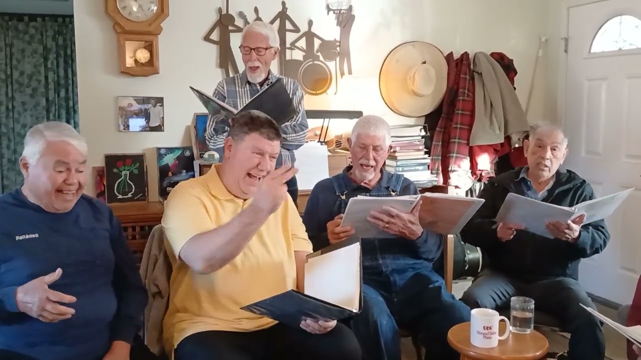 I'm not gonna worry -4 part men's gospel singing.