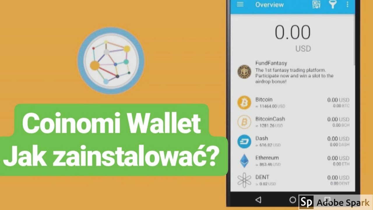 Coinomi Wallet - portfel do kryptowalut, jak bezpiecznie zainstalować na Smartfonie.