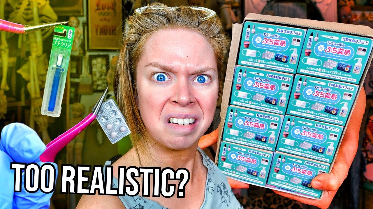 Unboxing TINY REAL Drugstore & Makeup Items!- Re-Ment Realistic Minis