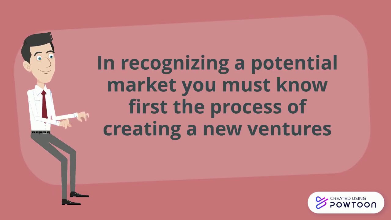 recognizing a potential market