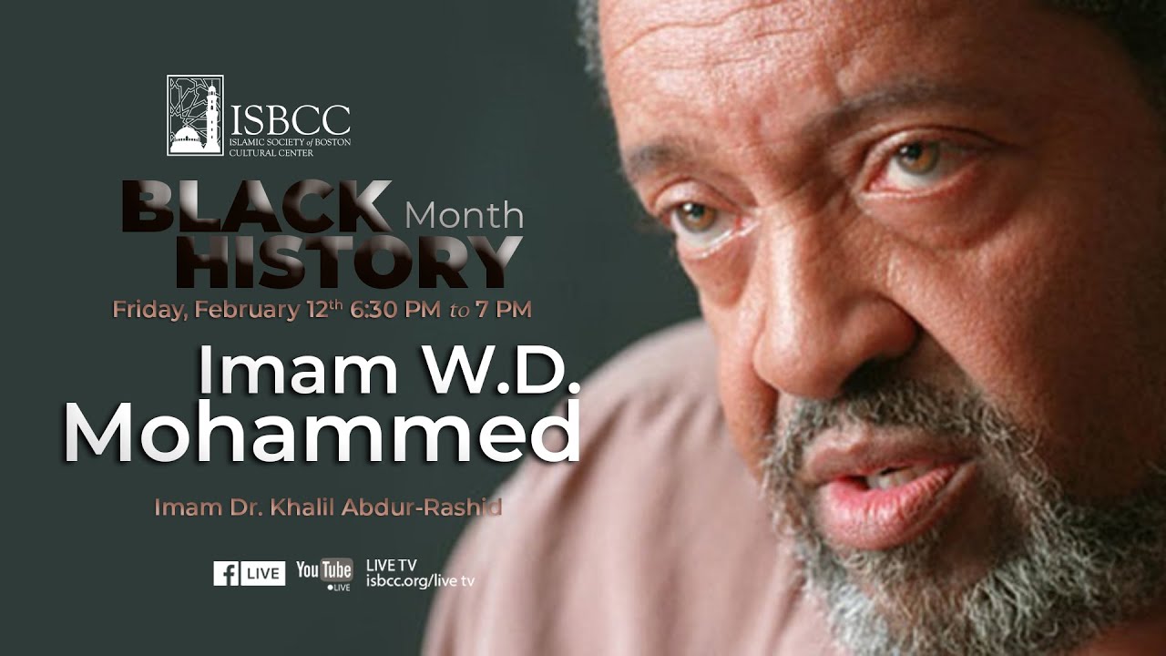 Imam W.D. Mohammed with Imam Dr. Khalil Abdur-Rashid