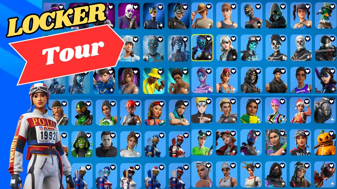 MY FORTNITE LOCKER TOUR!!!!! 🔥🔥