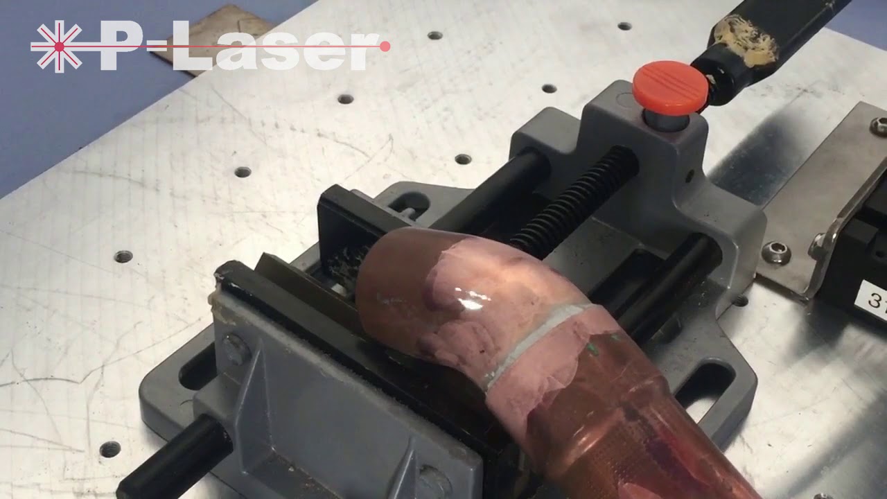 Removal of Solder Flux from Copper Tubing by Laser.  No abrasive Media or Acid Stips Required.