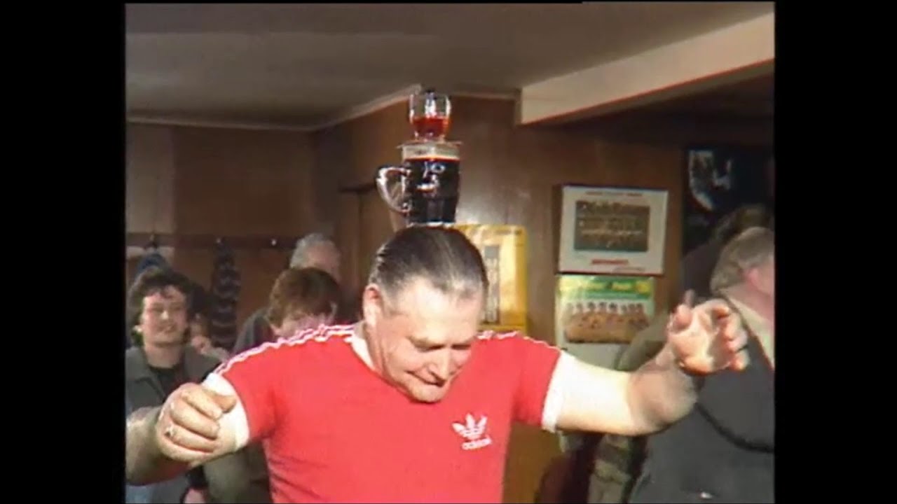 The Pint Balancing King, Goresbridge, Co. Kilkenny, Ireland 1986