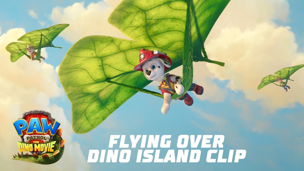 PAW Patrol: The Dino Movie | Flying Over Dino Island Clip (2026 Movie)