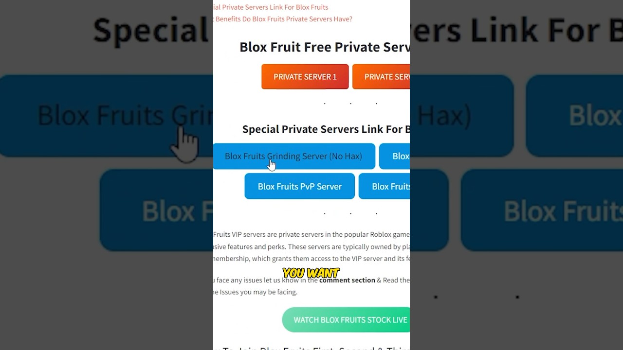 Получите бесплатные частные серверы в Blox Fruits (VIP-СЕРВЕР) #bloxfruits