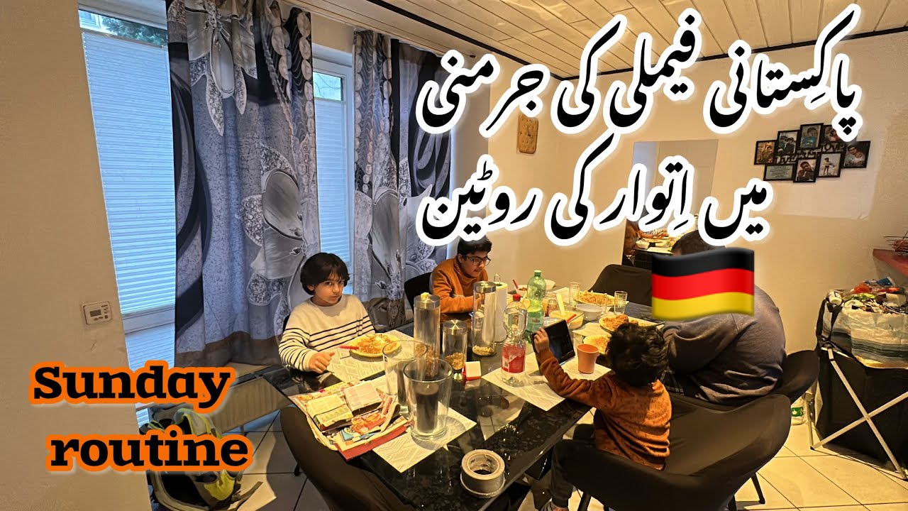 Sunday Full Day Routine in Germany 🇩🇪 | Pakistani Mom Life with 3 Kids | Family Vlog 