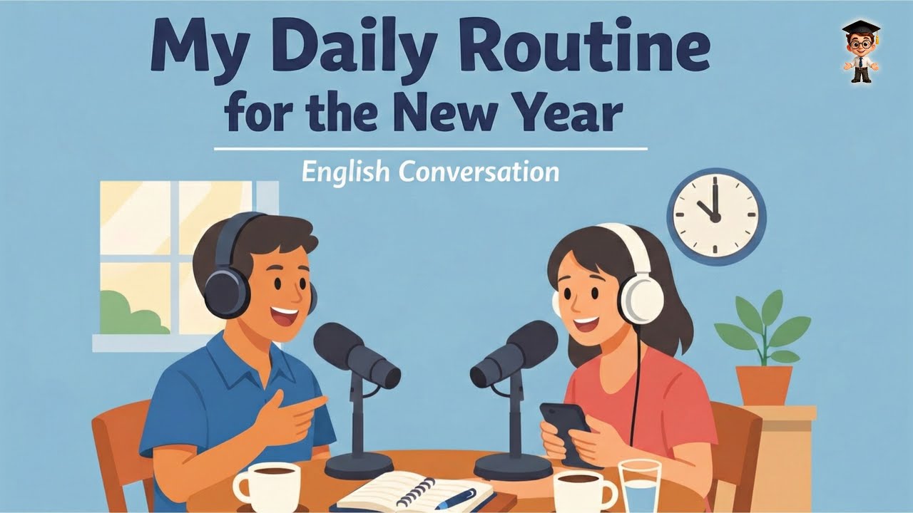 My Daily Routine for the New Year | A1 English Listening Practice | English Podcast | Mr. English