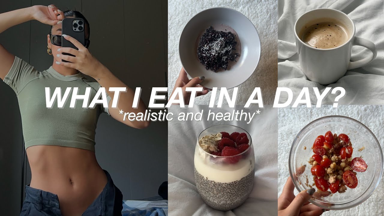 WHAT I EAT IN A DAY? ✨ || *healthy and realistic version*