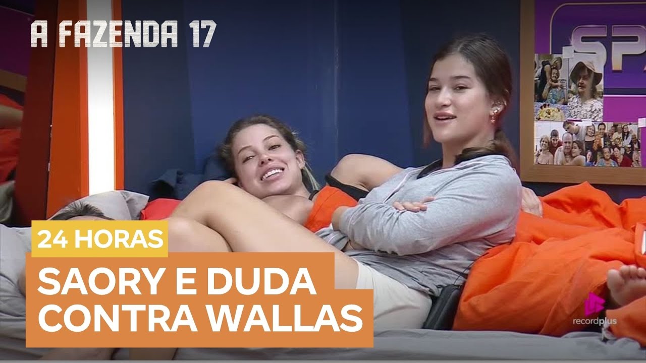 Saory diz que conchinha de Dudu é melhor e Wallas rebate: 'Vai lavar suas calcinhas' | A Fazenda 17