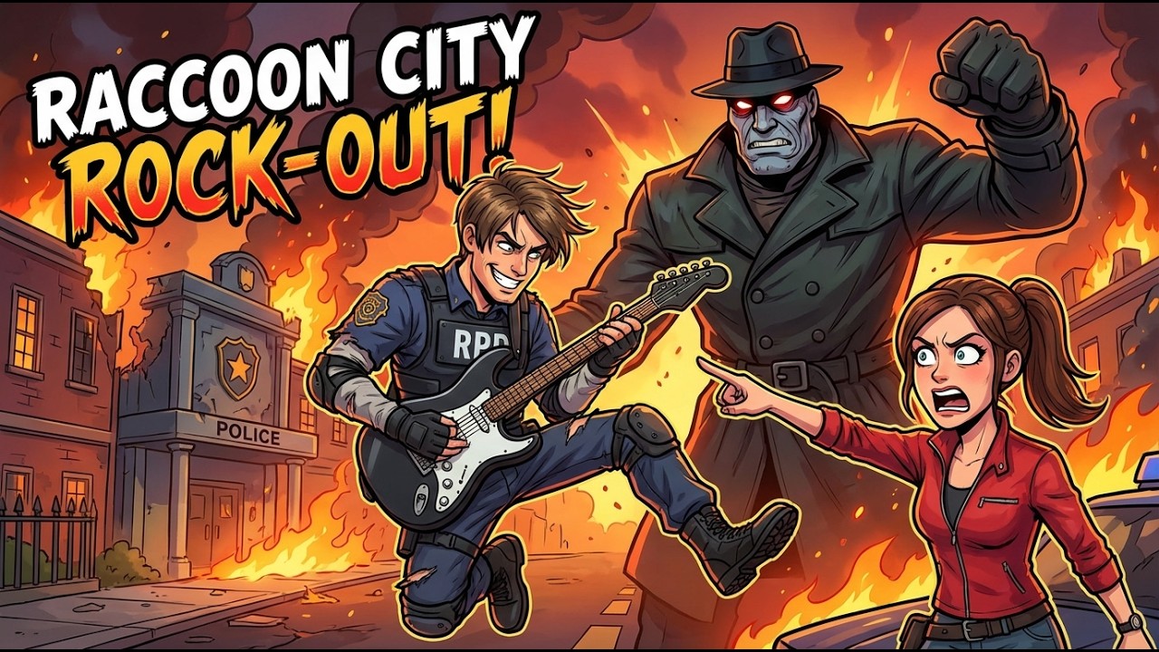 E SE RESIDENT EVIL 2 VIRASSE UMA MÚSICA? 🎸