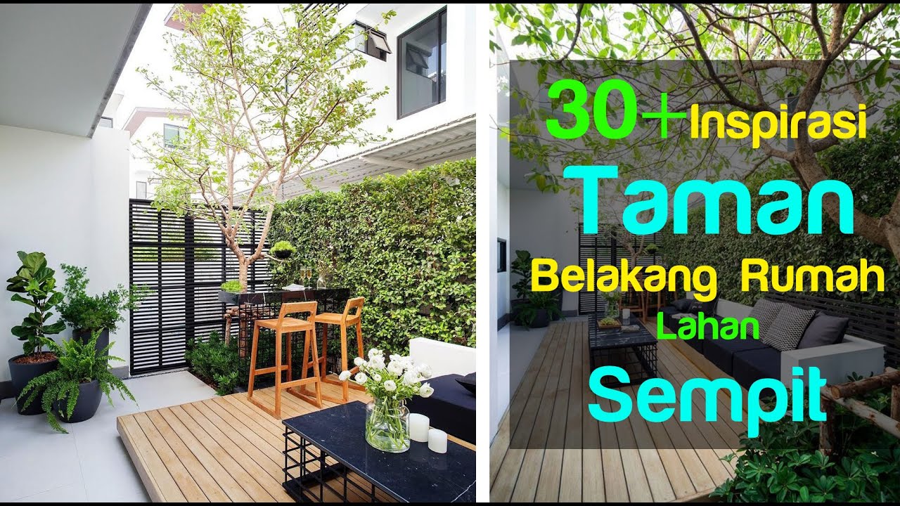 30+ Inspirasi Taman Belakang Rumah di Lahan Sempit untuk Mempercantik Rumah Anda