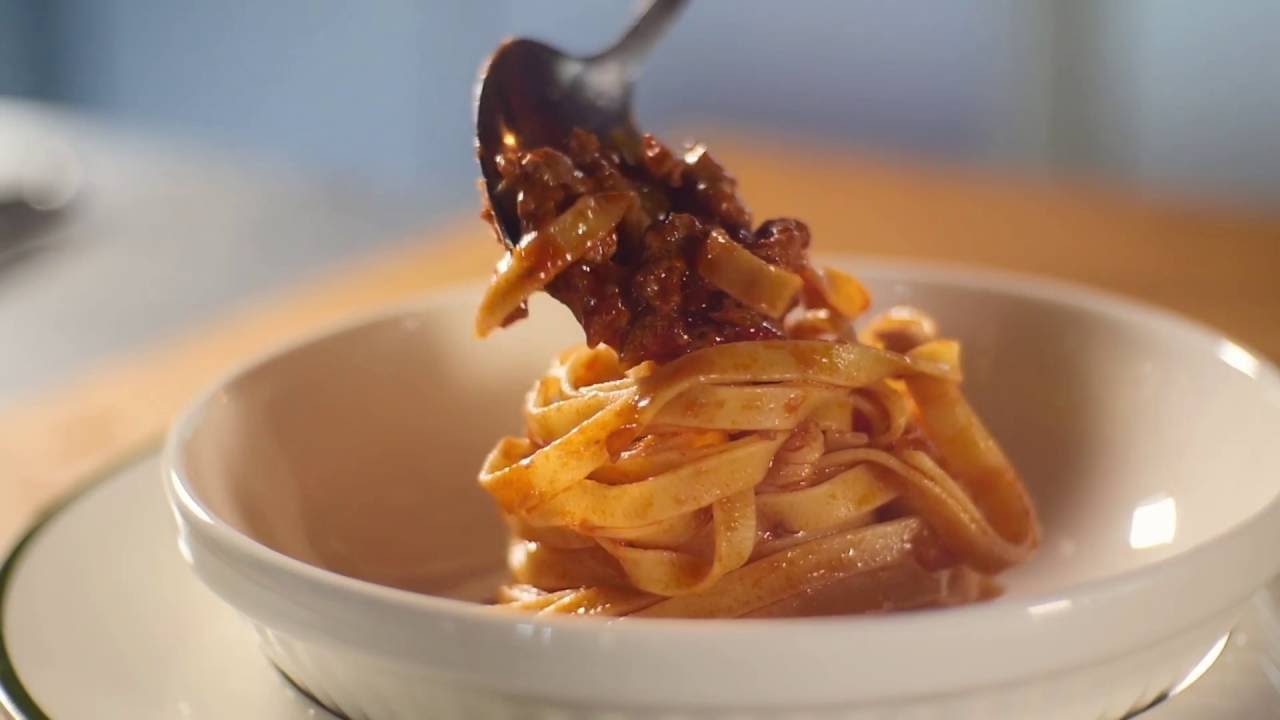 Przepis na makaron z ragout