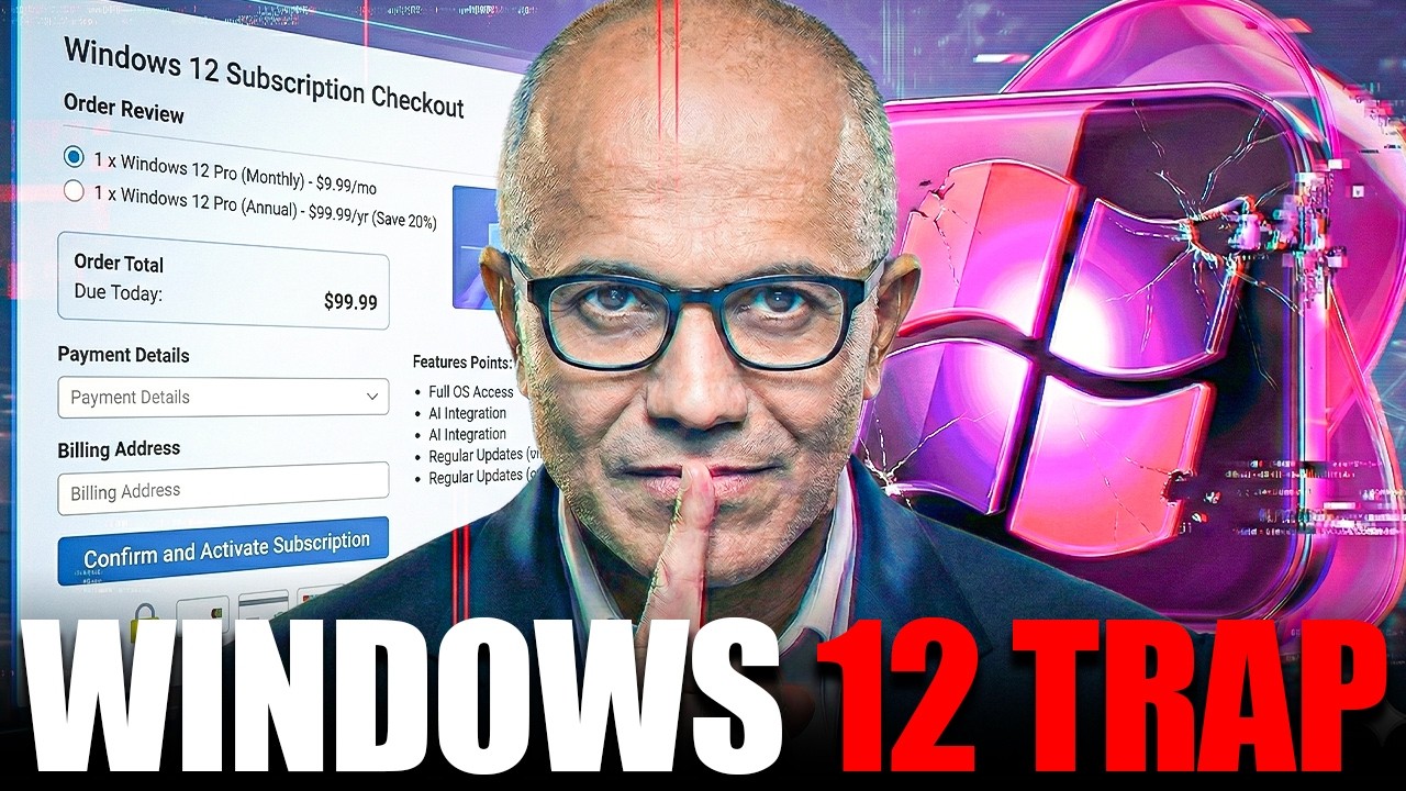 Windows 12 Is Coming — And It's Microsoft's BIGGEST TRAP Yet (Here's How to ESCAPE)!